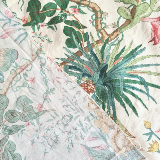 Tissu vintage papillon