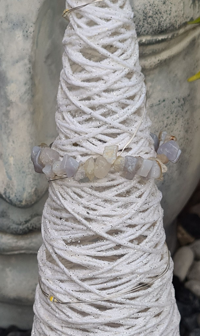 Bracelet baroque Agate Blue Lace