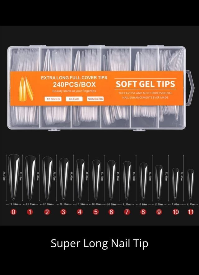 Press on nails 240pcs-clear