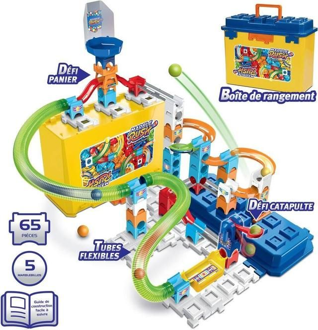 VTech Circuit Marble Rush Et Boite De Rangement - Build Store Box Set M400
