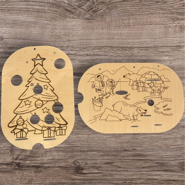 Insert bois table IKEA 