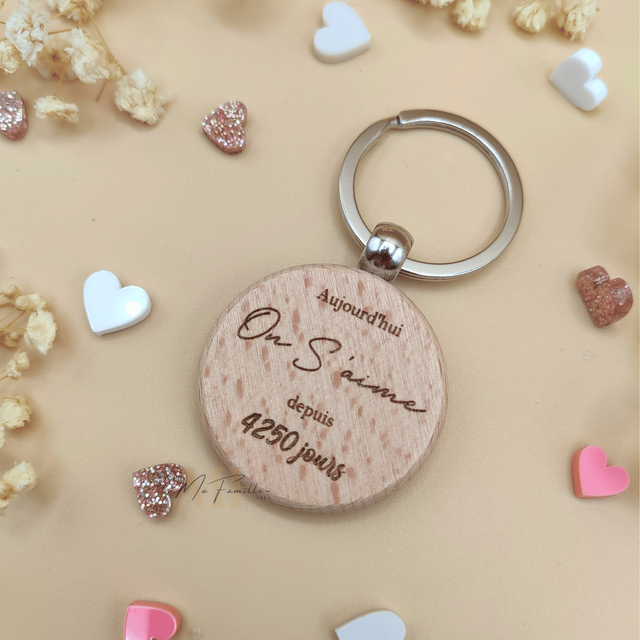 Porte-clés " On S'aime "