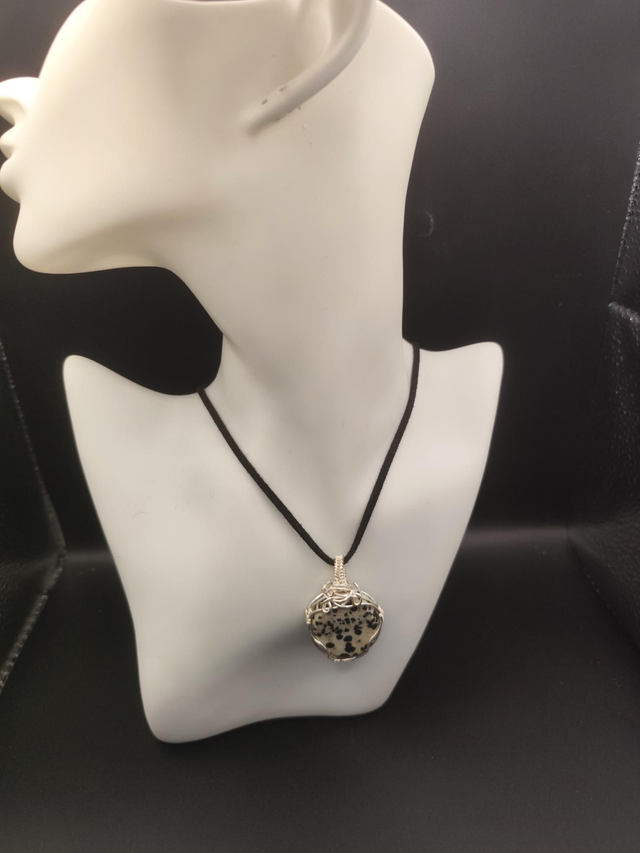 Dalmatian Jasper Pendant