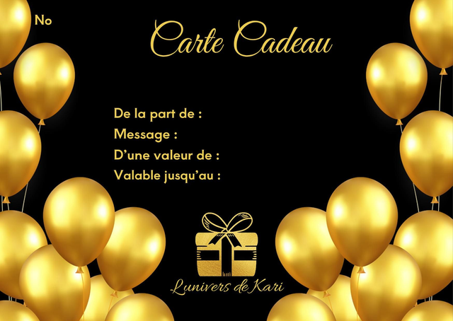 Carte-cadeau prestige