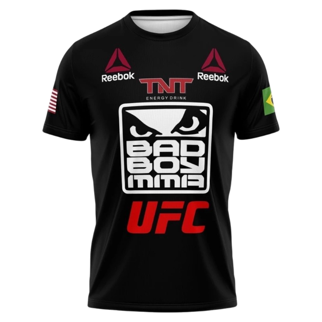 Camisa Bad Boy x Rebook Preta 