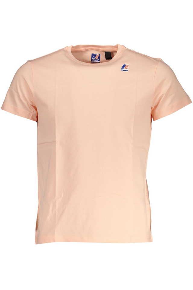 K-WAY T-SHIRT MANICHE CORTE UOMO ROSA