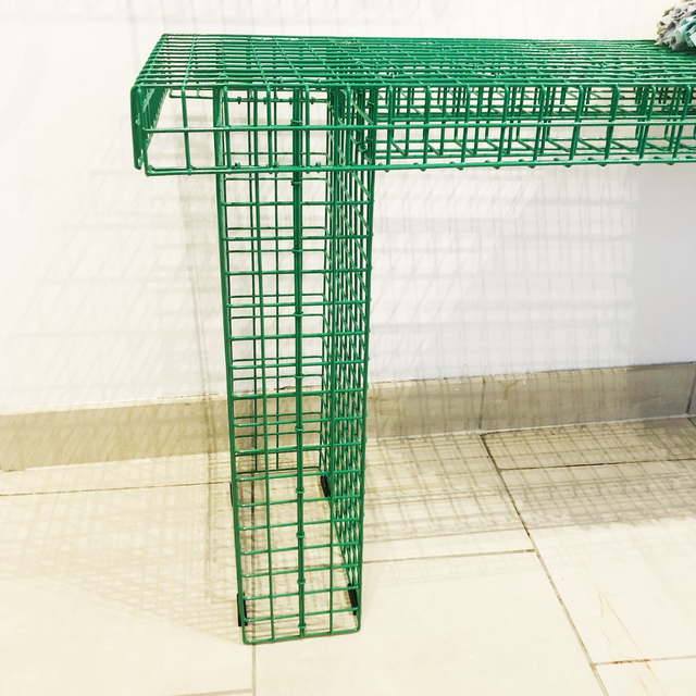 WIRE BENCH GREEN