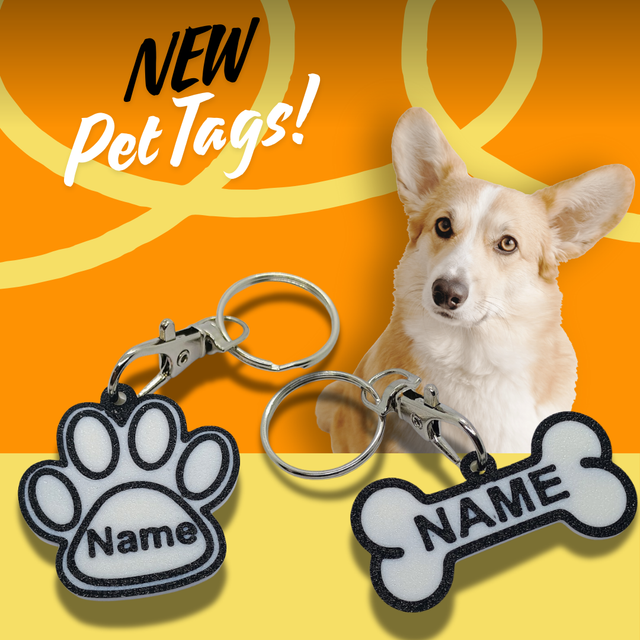 🐾 Stylish Pet Tags for Your Furry Friends! 🐶✨