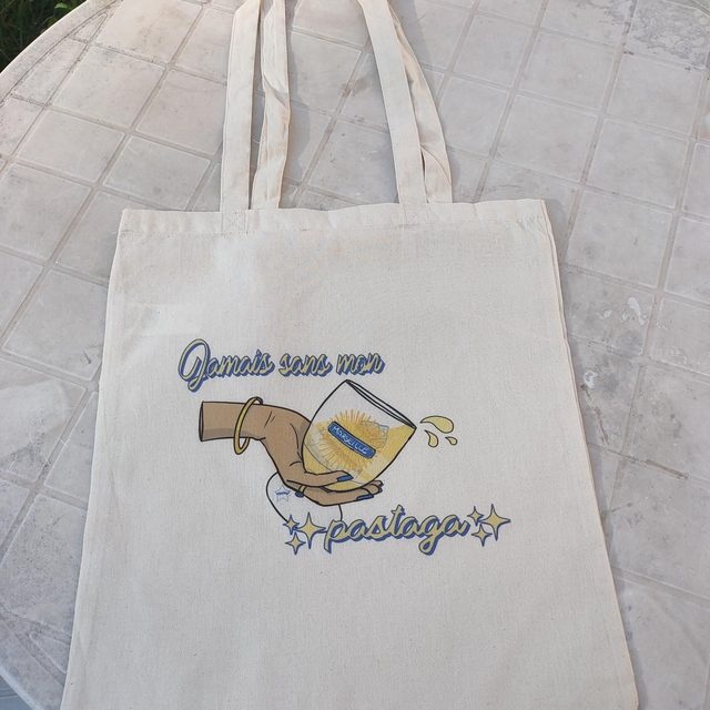 Sac en toile pastis