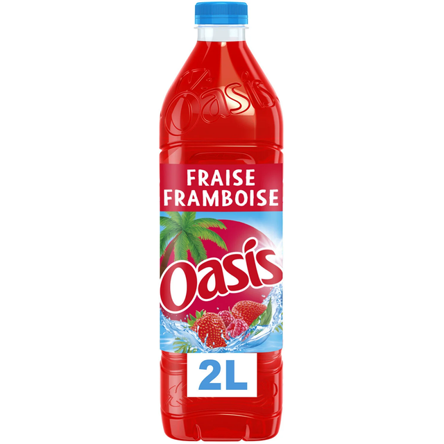 OASIS saveur fraise framboise 2L