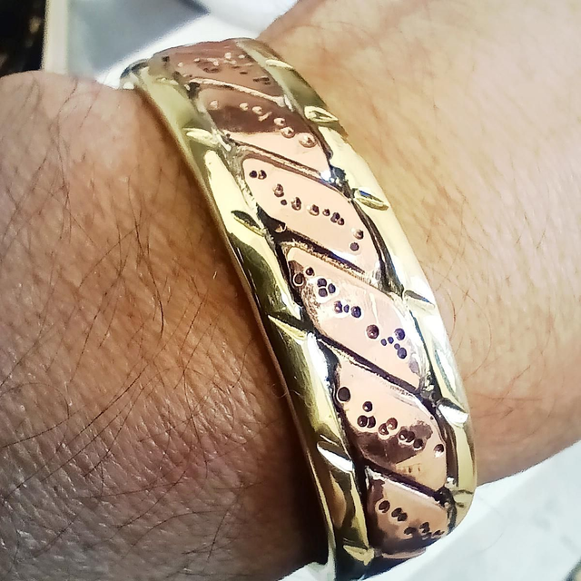 Bracelet en cuivre et laiton Master