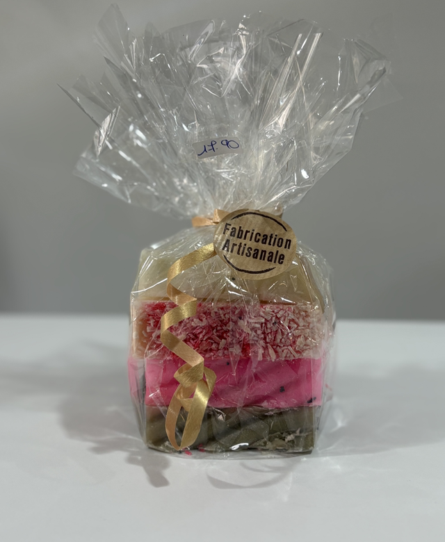 Lots de tranches de savons artisanaux 