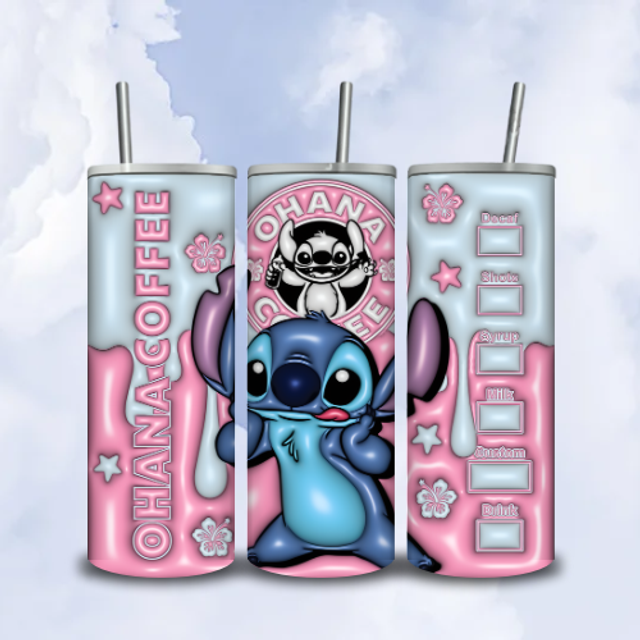 Tumbler 3D Starbuck Stitch