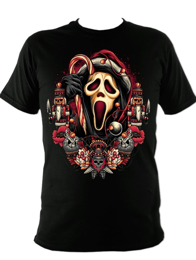 Scream Ghostface Christmas T-shirt