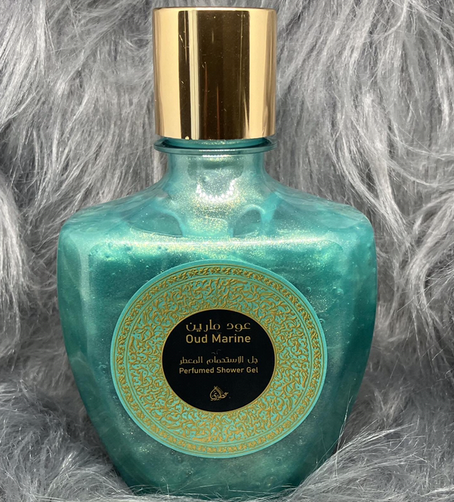 Gels douches pailletés