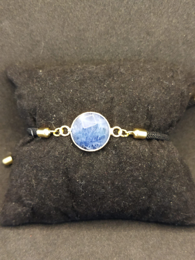 Bracelet réglable en lapis lazuli