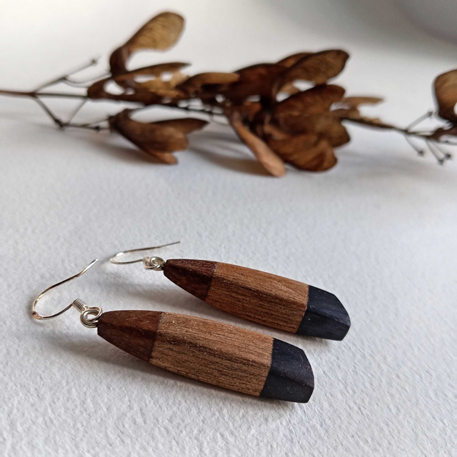 Boucles d&#039;oreilles tricolores