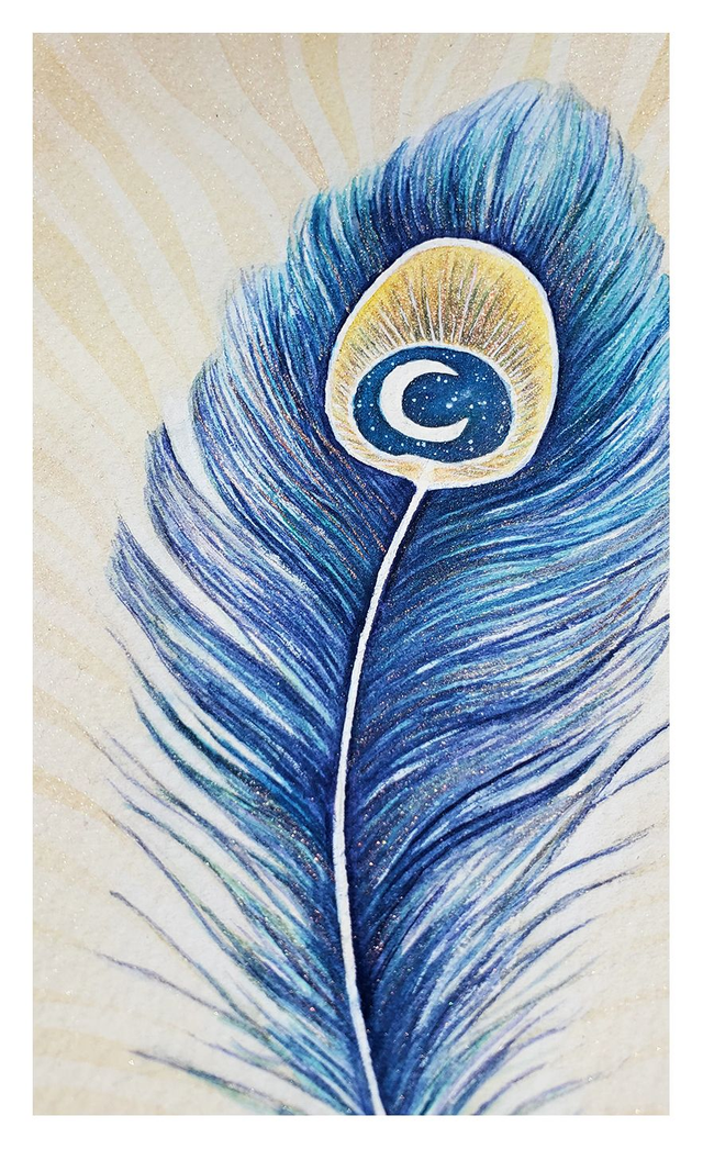 "Plune" - Aquarelle originale 