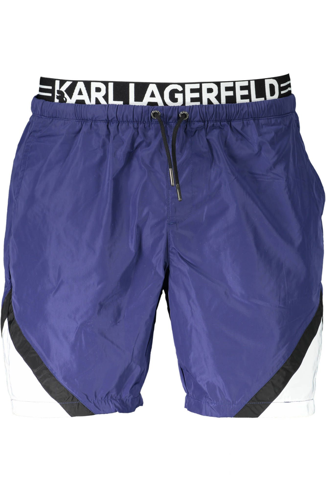 KARL LAGERFELD BEACHWEAR COSTUME PARTE SOTTO UOMO BLU