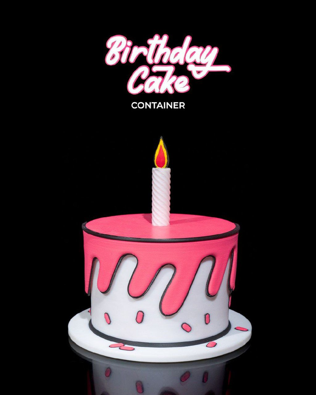 Caixa Bolo de Aniversário