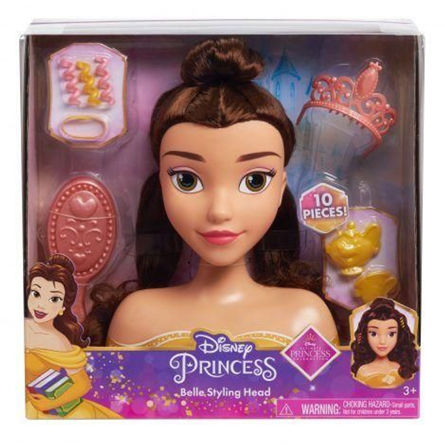 DISNEY BELLE STYLING HEAD COMES WITH 14 PIECES