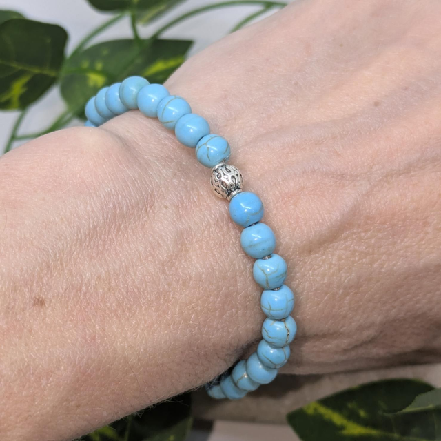 Bracelet "Turquénite" 6mm BR-105