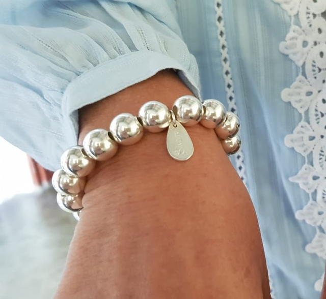 Silver Ball Bracelet