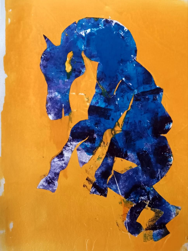 "Horse 1" by Jude Montague. Edition of one.