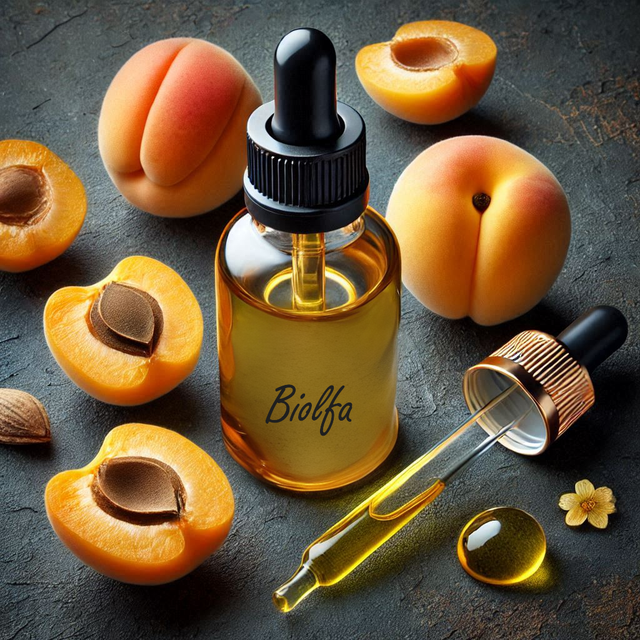 Huile végétale d'Abricot - Flacon en verre à pipette de 10mL