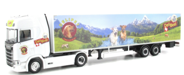 Scania CS 20 KSZ "Delipet AG / Lastwagen Lady Sina"  Herpa 1:87