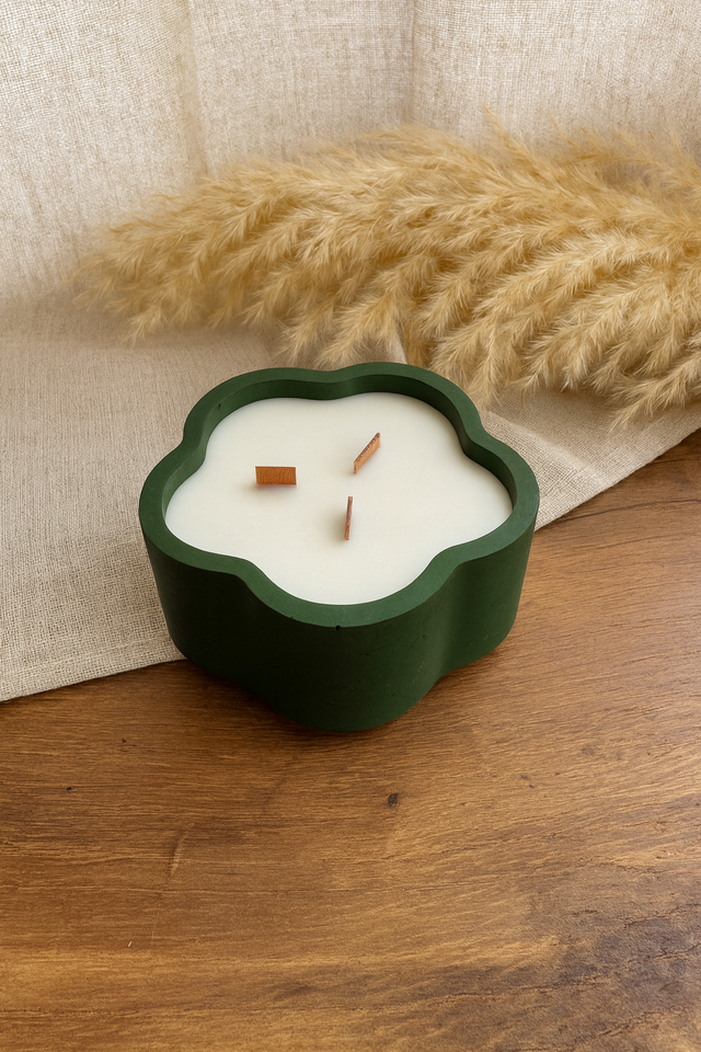 Bougie design - Fleur