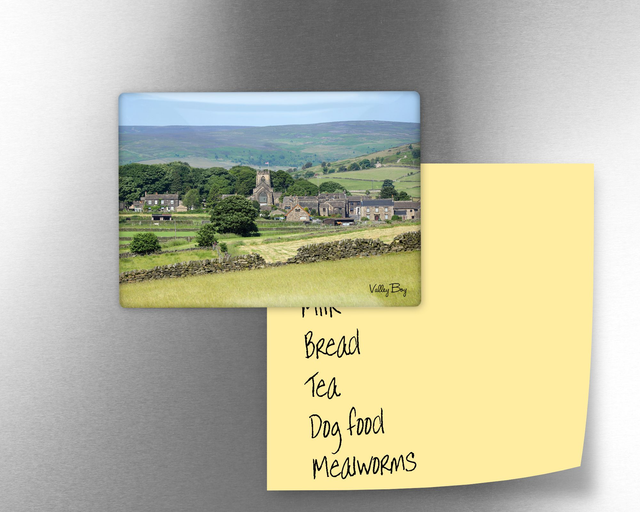 "The Village of Bolsterstone" Fridge Magnet  