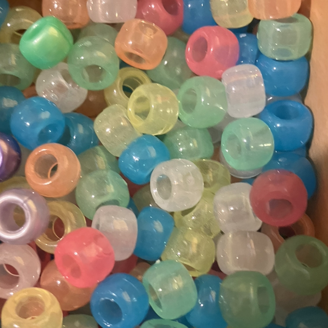 Glow In The Dark Pony Beads