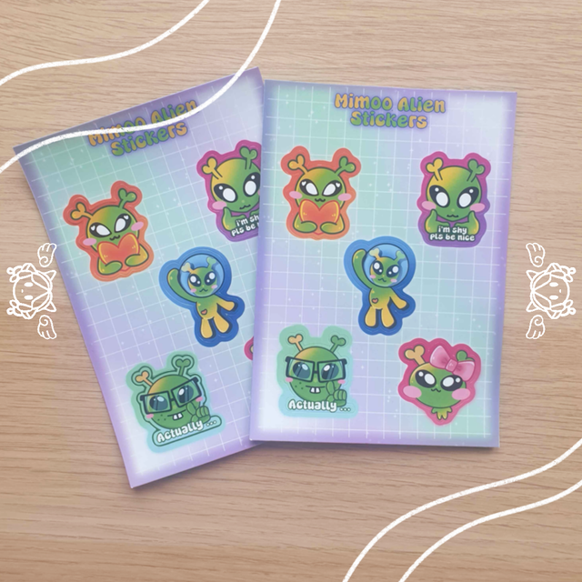 ☆~ Alien Feuille de Stickers ~☆
