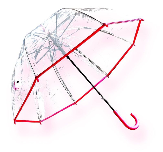 Clear Dome Umbrella - 4 Colours