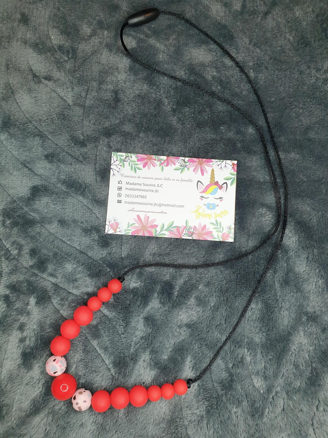 Collier Allaitement/Portage Perle Brillante