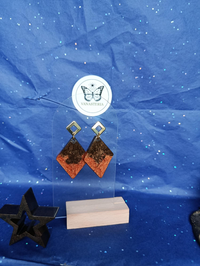 Boucles d'oreilles "les Veines du Monde"