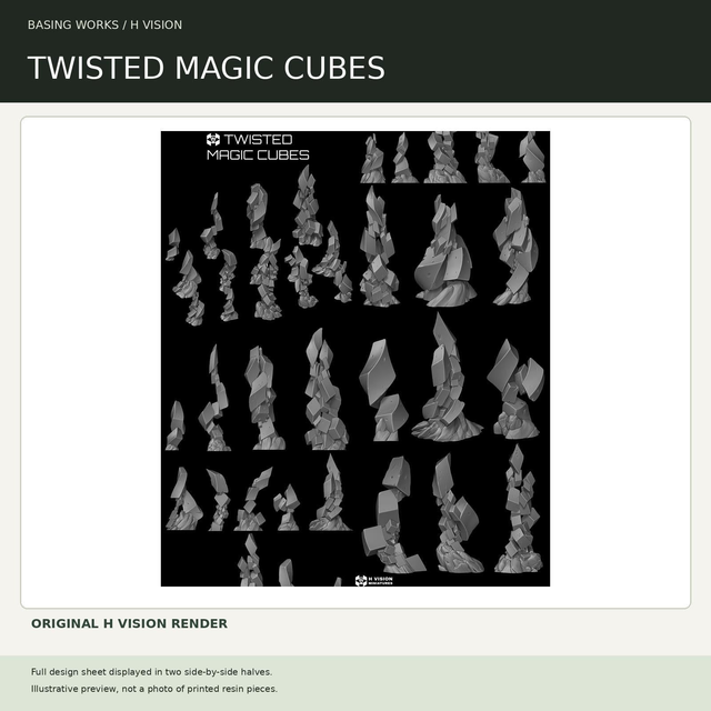 H Vision - Twisted Magic Cubes