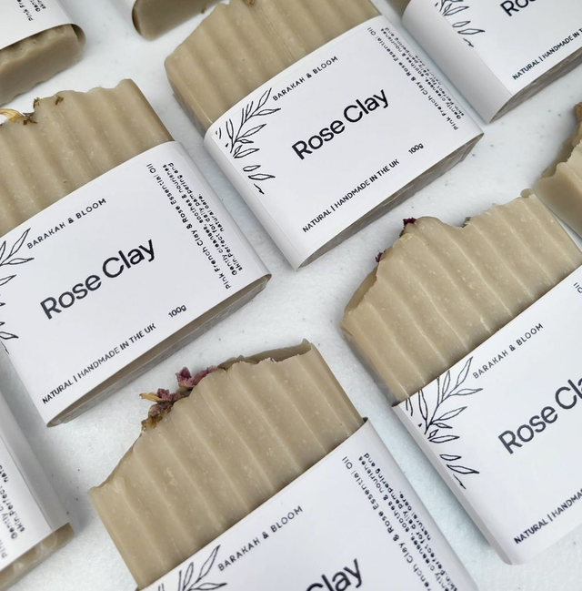 Rose Clay Soap Bar 