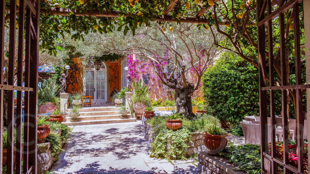 A Ravello Garden - limited edition poster print