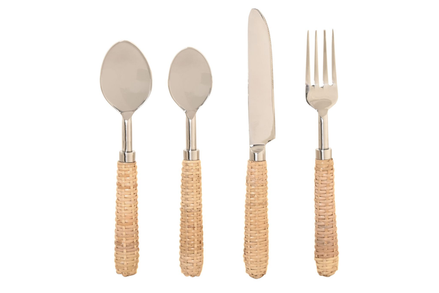 CUBERTERIA SET 16 INOX RATAN