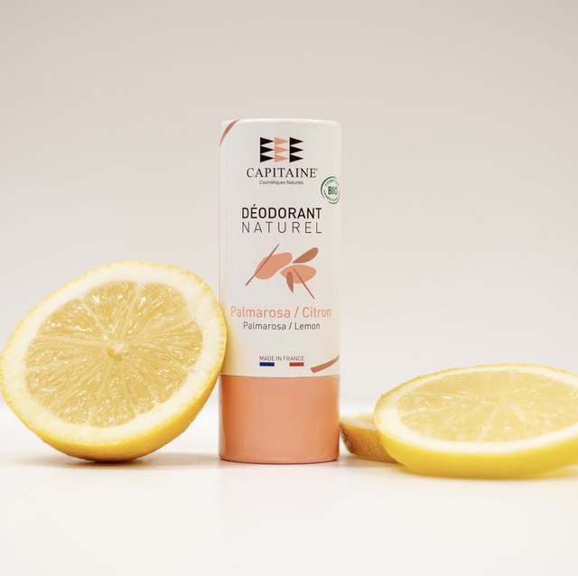 Déodorant Solide Stick Palmarosa Citron Capitaine - 60g