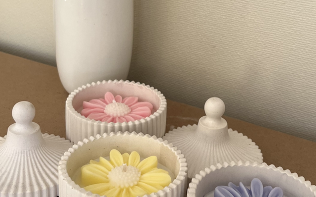 Vela maceta Margarita 