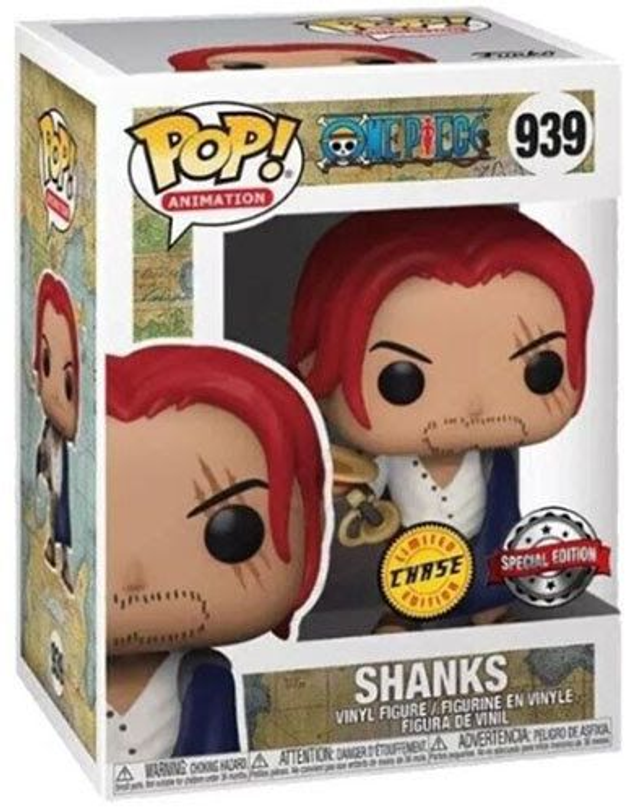 Funko POP! Animation: One Piece – Shanks Special Edition Chase Exclusive 939