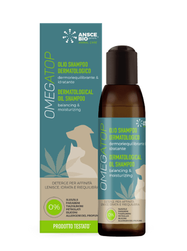OMEGATOP olio shampoo dermatologico 200ml