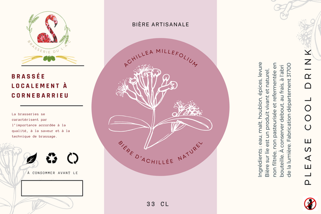 Bière BIO a l&#039; Achillée