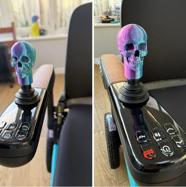 Wheelchair mod - skull