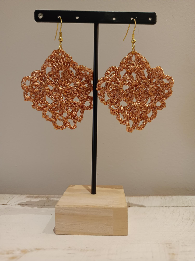 Boucles d'oreilles dentelle 