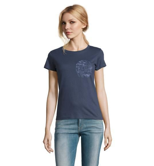 T-shirt Denim Femme 