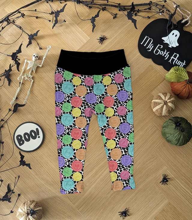 No Love Hearts Childrens Leggings